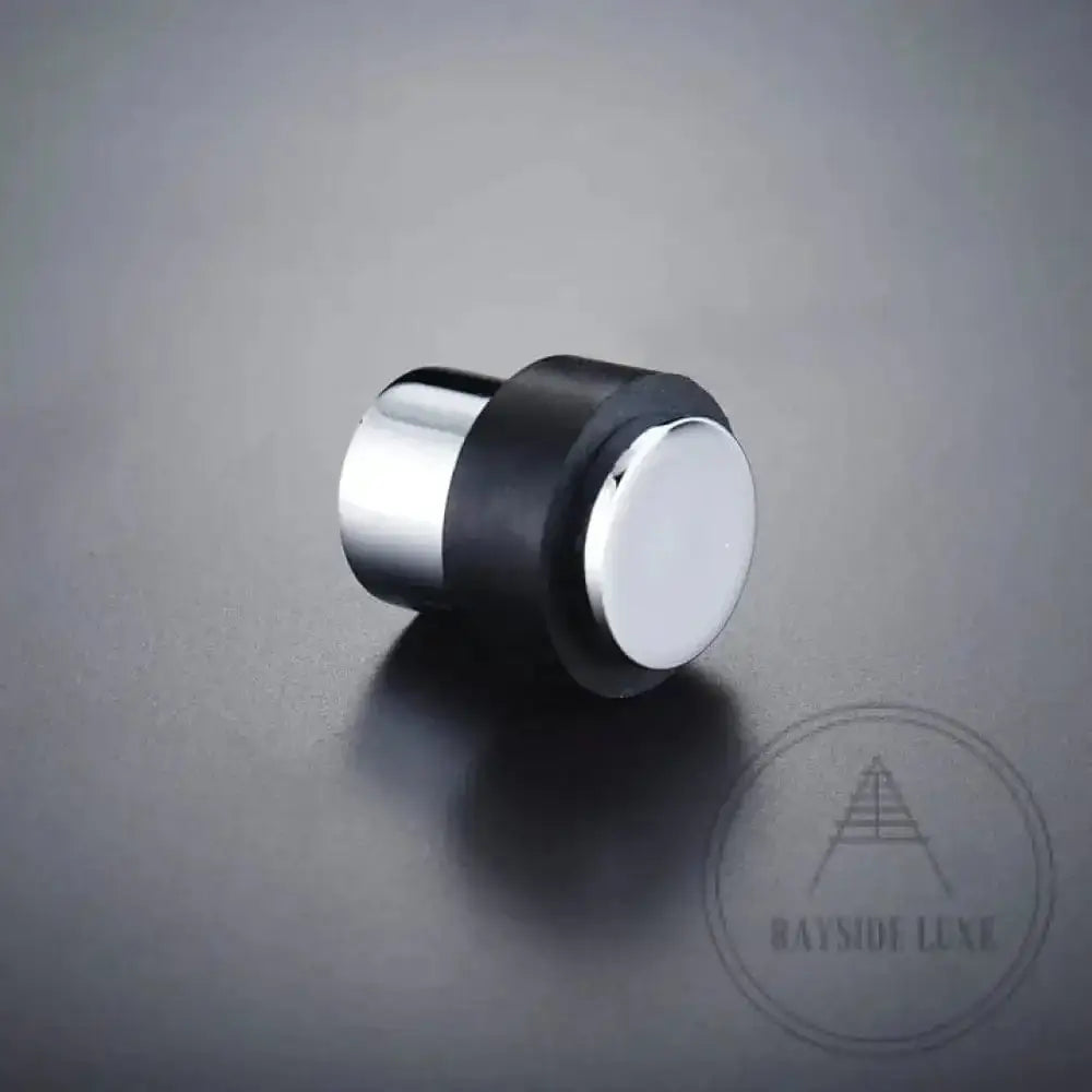 40 x 30mm / Distress Black with Gold Luxe Doorware - Surry Hills Door Stop -Distressed Black with Gold Edge - Concrete Fixing