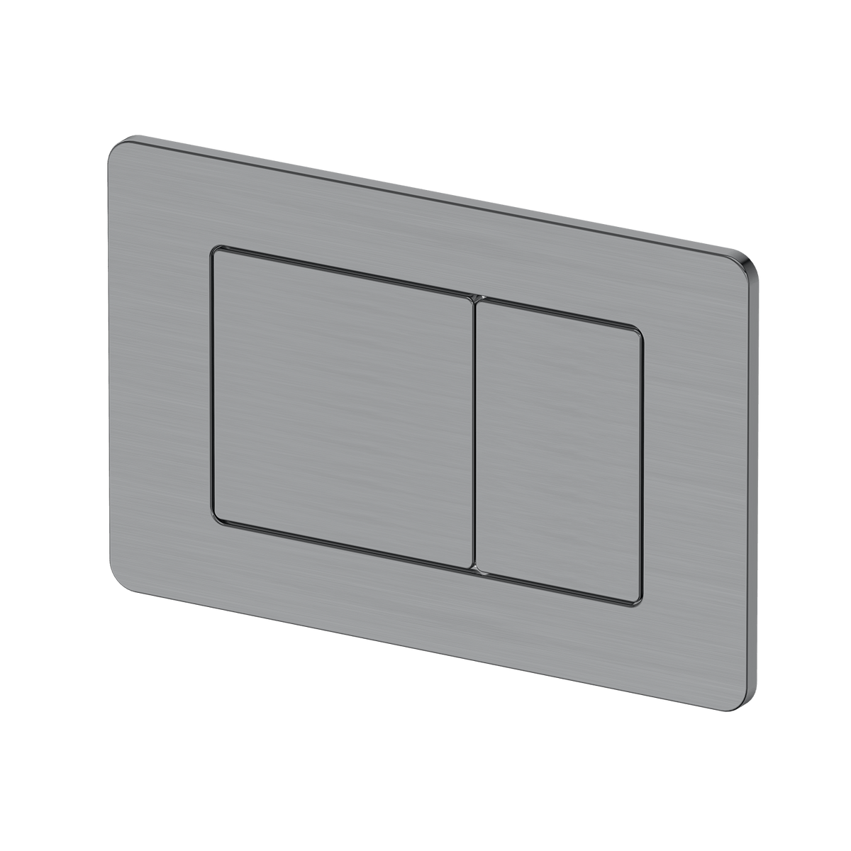 Bathroom Noosa Rectangle Toilet Flushplate Gunmetal