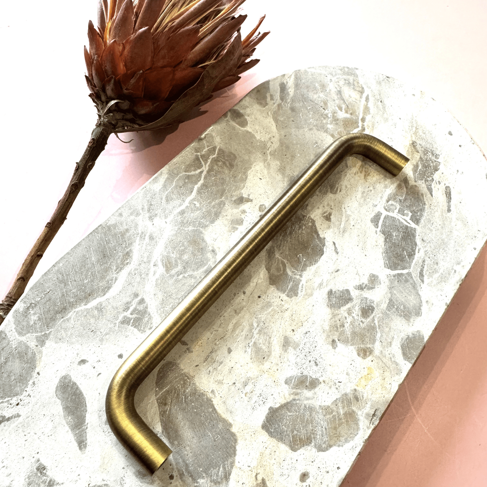 Bayside Luxe - Castlemaine Antique Brass Cabinetry Handle