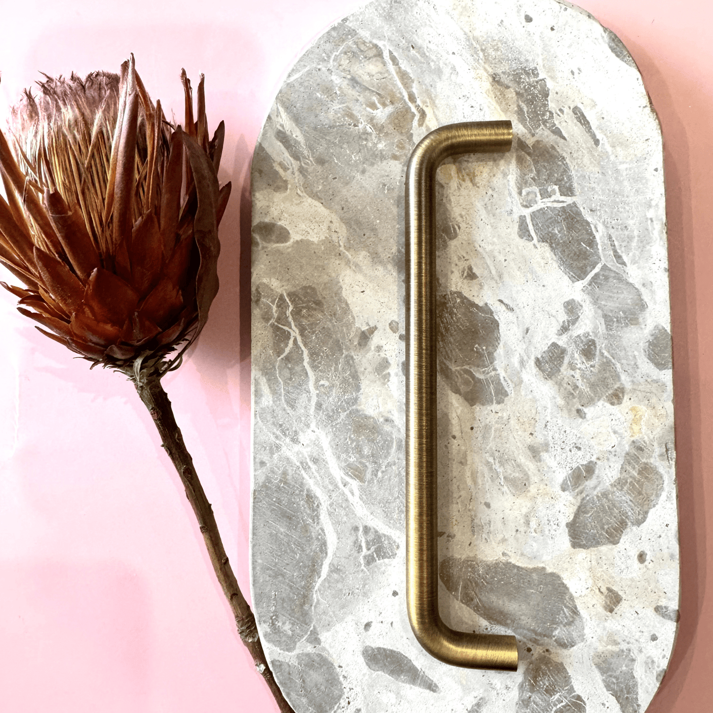 Bayside Luxe - Castlemaine Antique Brass Cabinetry Handle