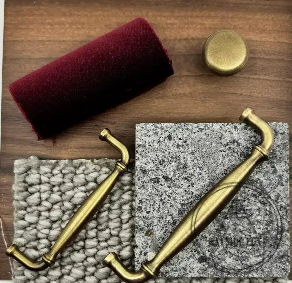 Bayside Luxe - Peppermint Grove Antique Brass Cabinetry Handles