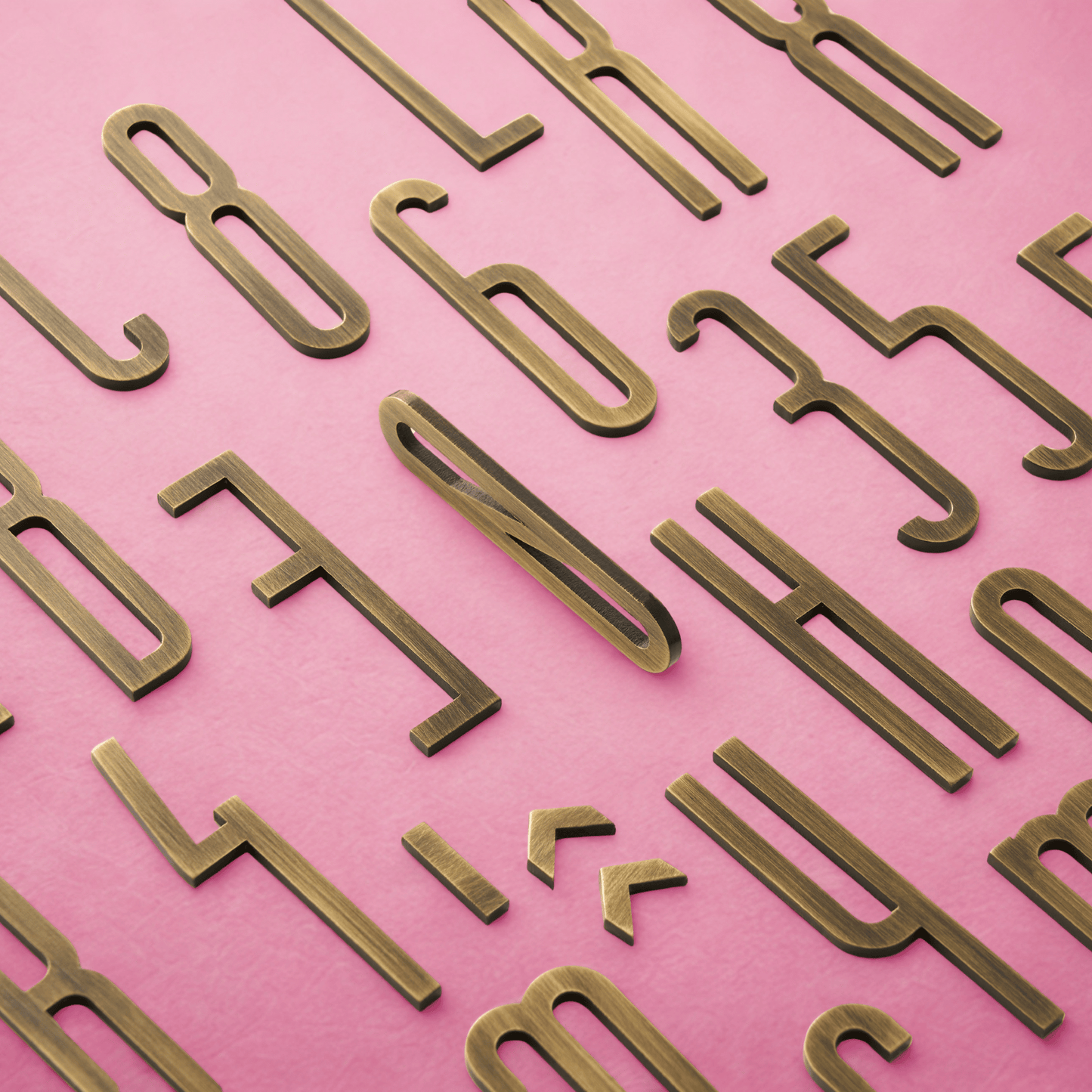 Bayside Luxe - The Gatsby Antique Brass Letters and Numbers - 70mm