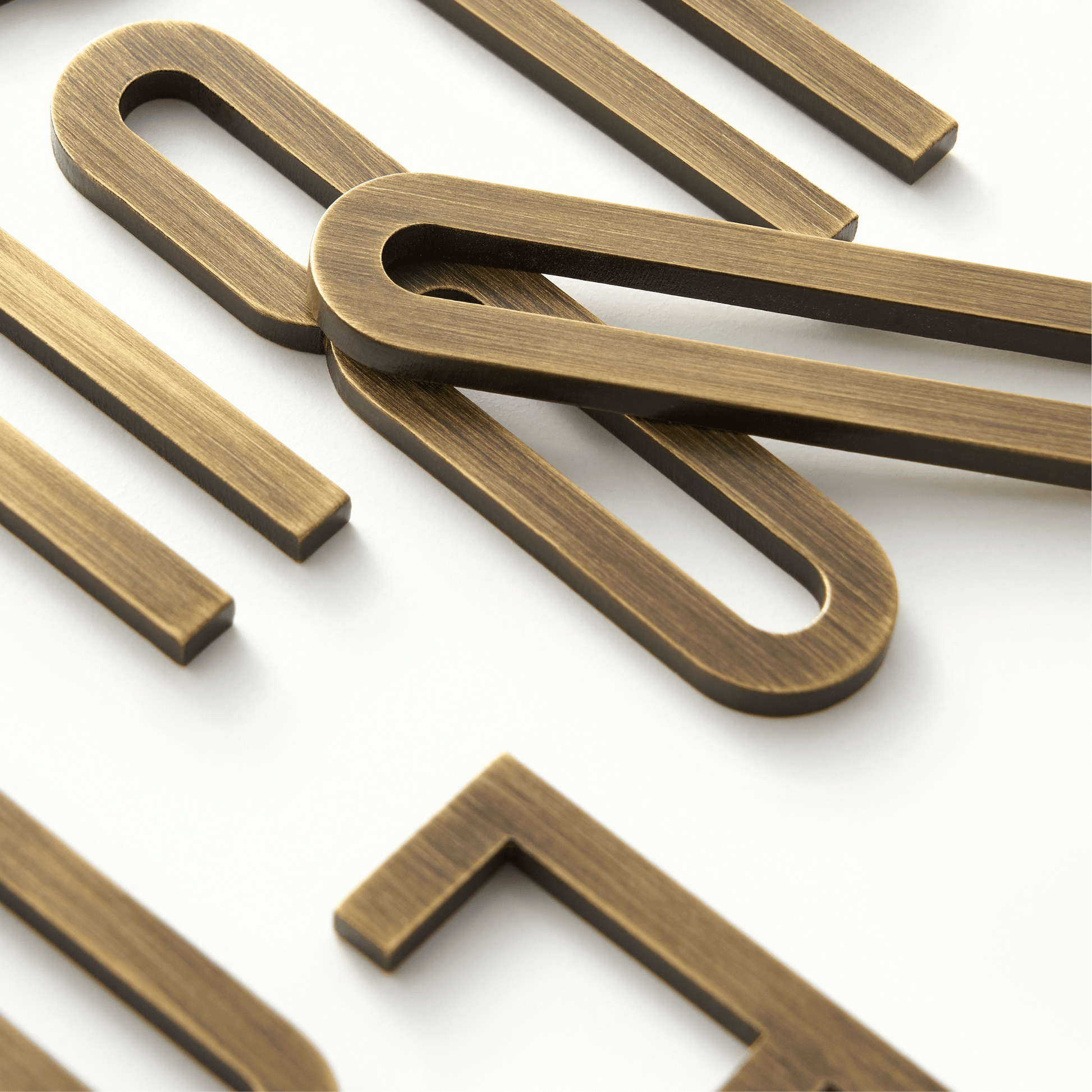 Bayside Luxe - The Gatsby Antique Brass Letters and Numbers - 70mm