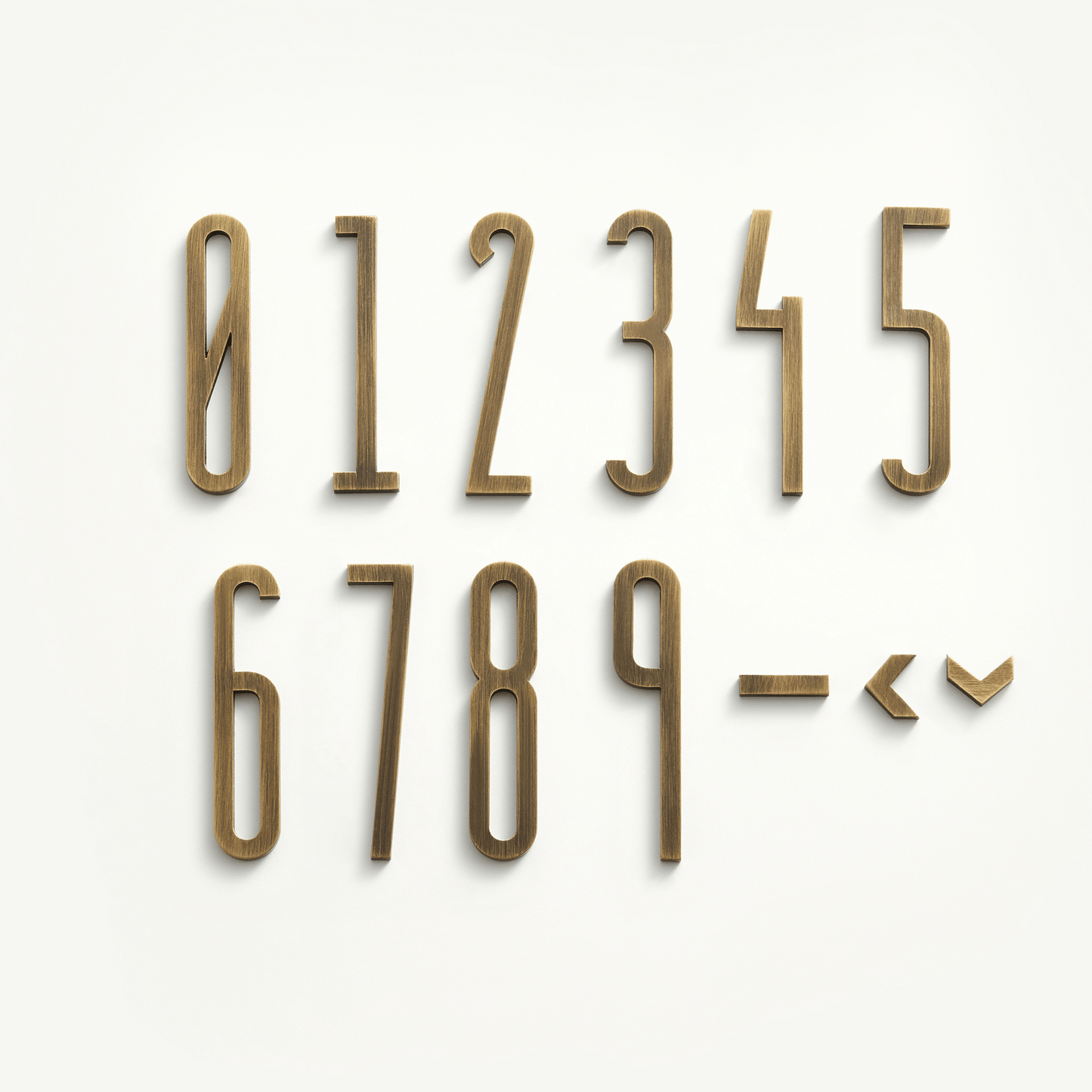 Bayside Luxe - The Gatsby Antique Brass Letters and Numbers - 70mm