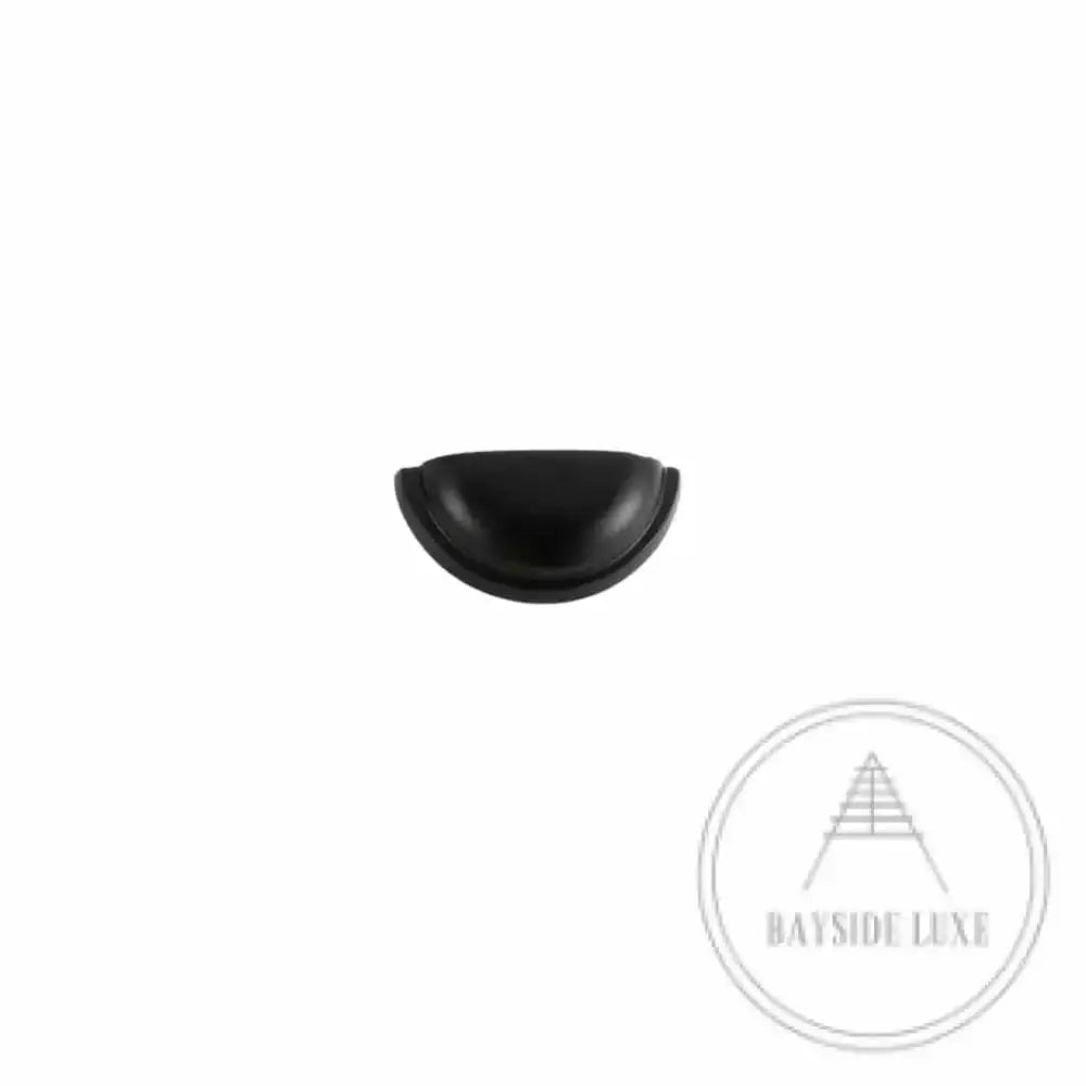 Black Bayside Luxe - Ascot Solid Brass Cup Pull