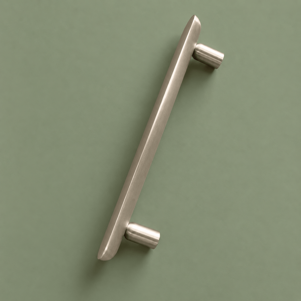 Cabinet Hardware Bayside Luxe Blairgowrie Solid Brushed Nickel Cabinetry Handles