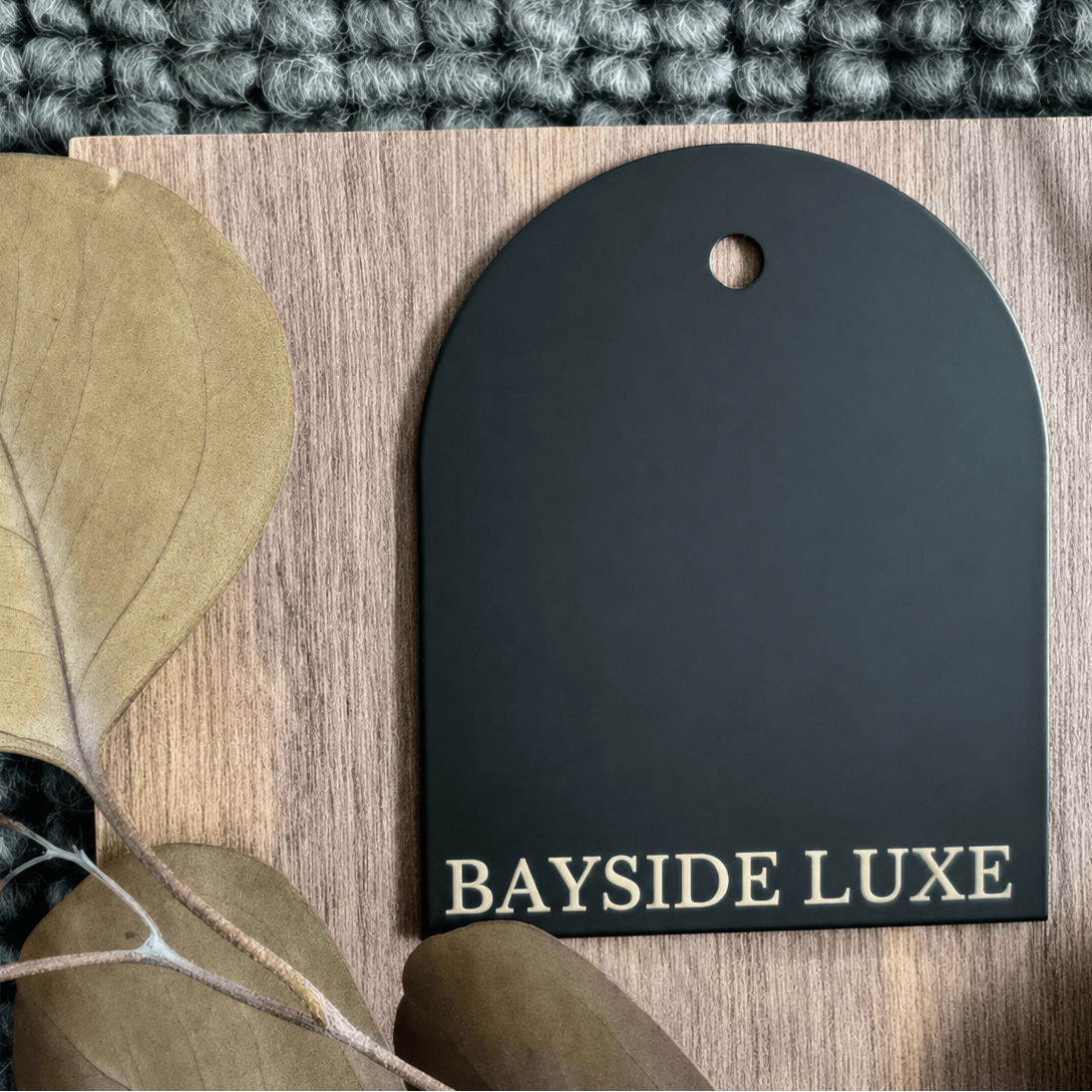 Cabinet Hardware Black Bayside Luxe Sample Finish Pack