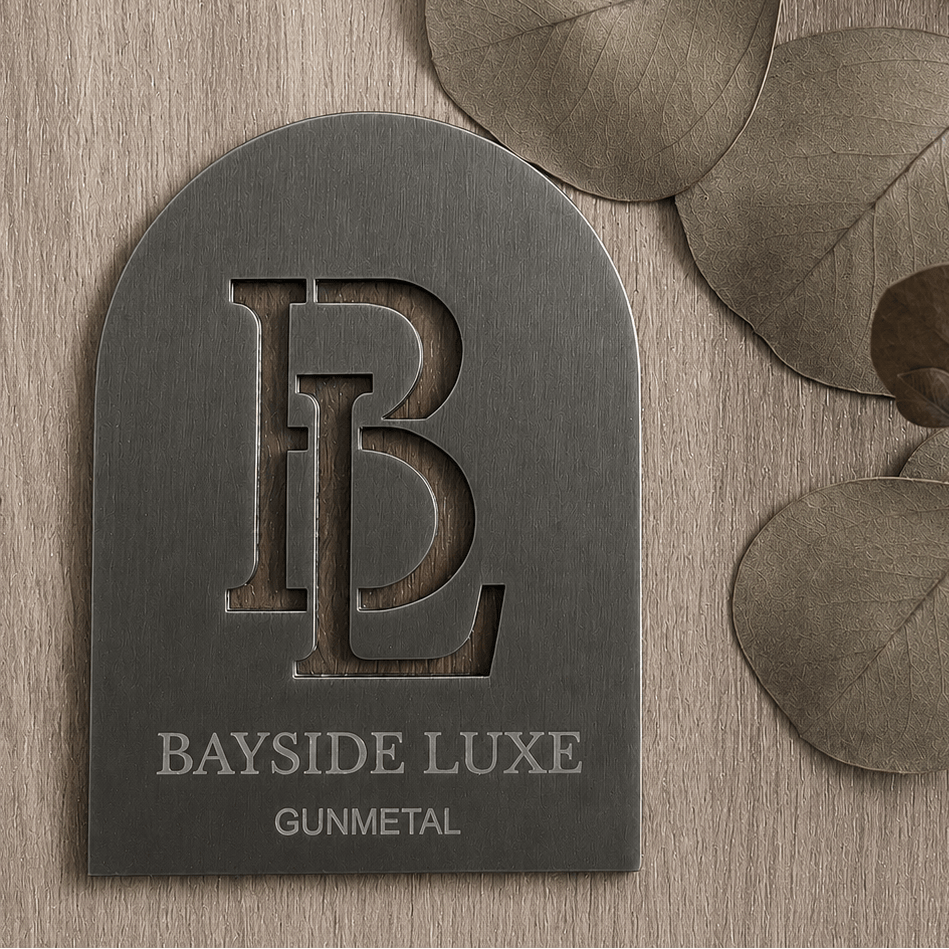 Cabinet Hardware Gunmetal Bayside Luxe Sample Finish Pack