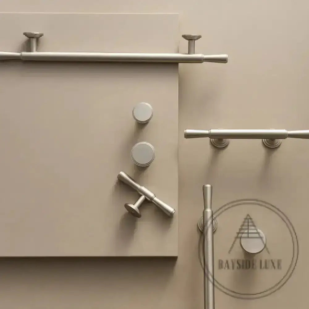 Cabinet Knobs & Handles Bayside Luxe - Anglesea Brushed Nickel Cabinetry Handles