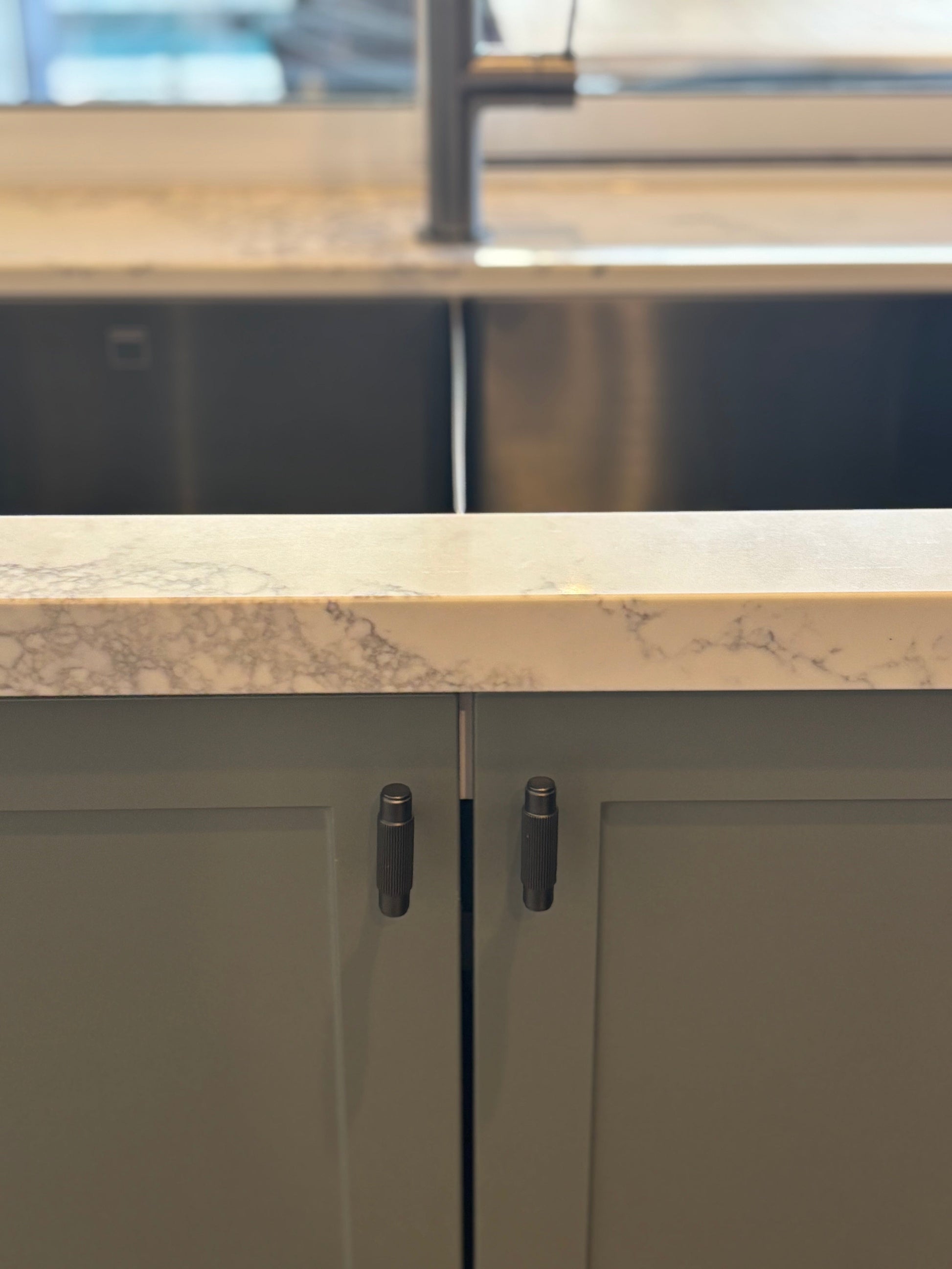 Cabinet Knobs & Handles Bayside Luxe - The Toorak - Dark Gunmetal Grey Luxe Cabinetry Handles