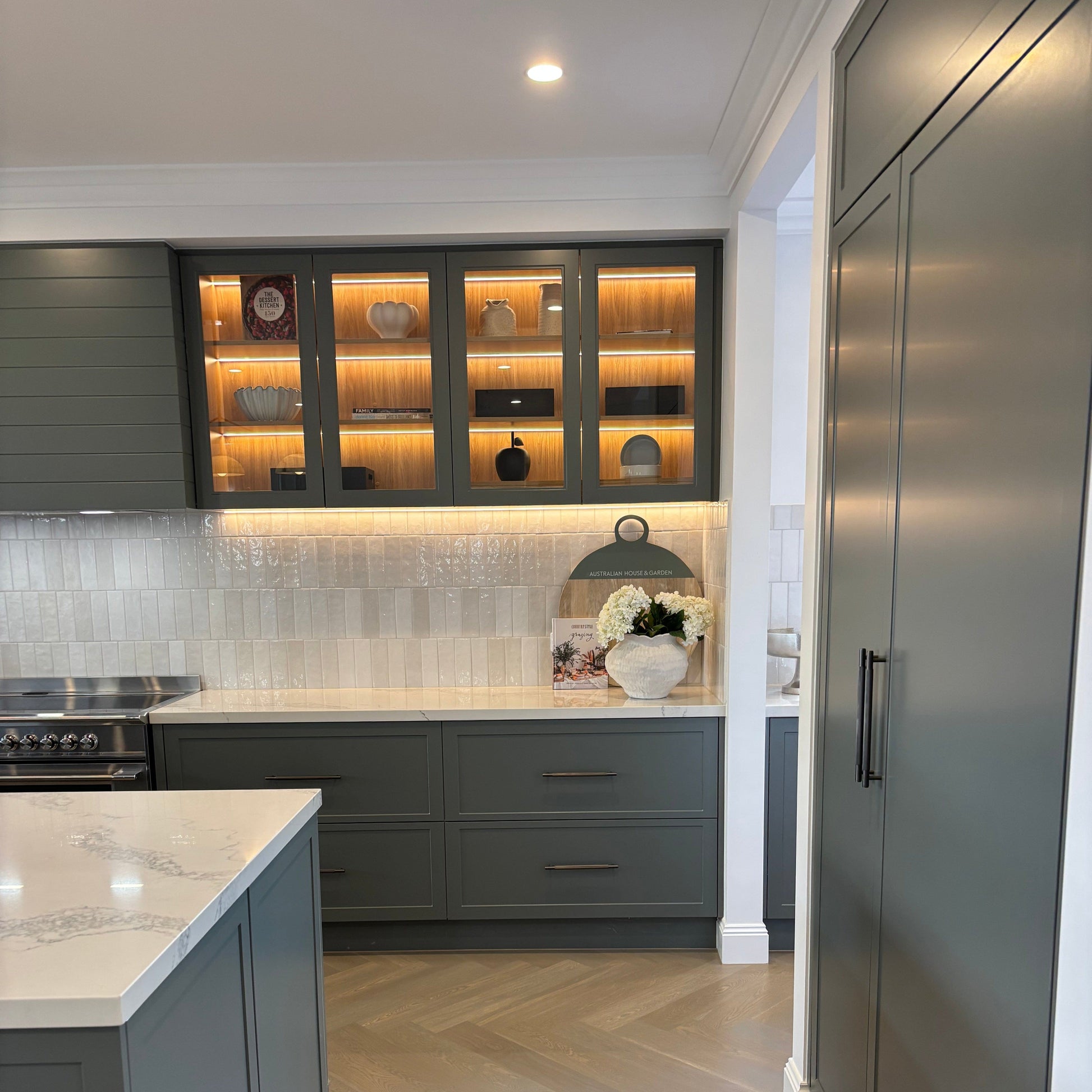 Cabinet Knobs & Handles Bayside Luxe - The Toorak - Dark Gunmetal Grey Luxe Cabinetry Handles