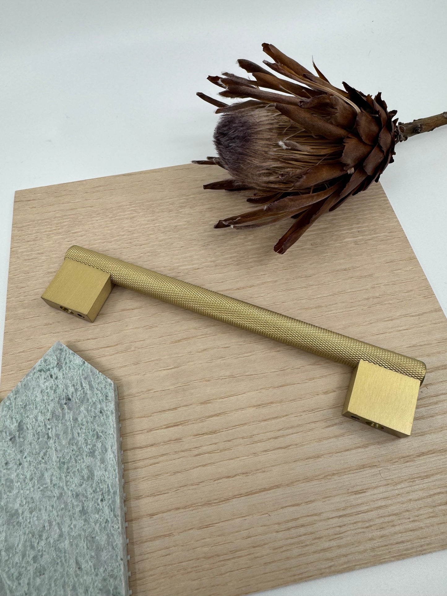 Camberwell Satin Brass Cabinetry Handle 172mm - Display