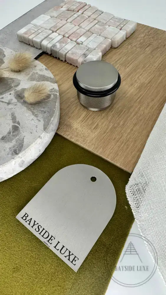 Door Stop Bayside Luxe - The Tamarama Solid Nickel Door Stop