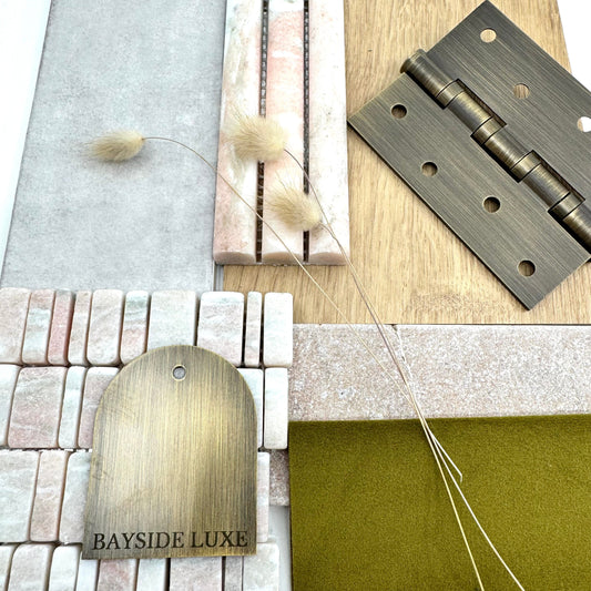 Hinges Luxe Doorware - Solid Brass Antique Brass Smooth Hinges