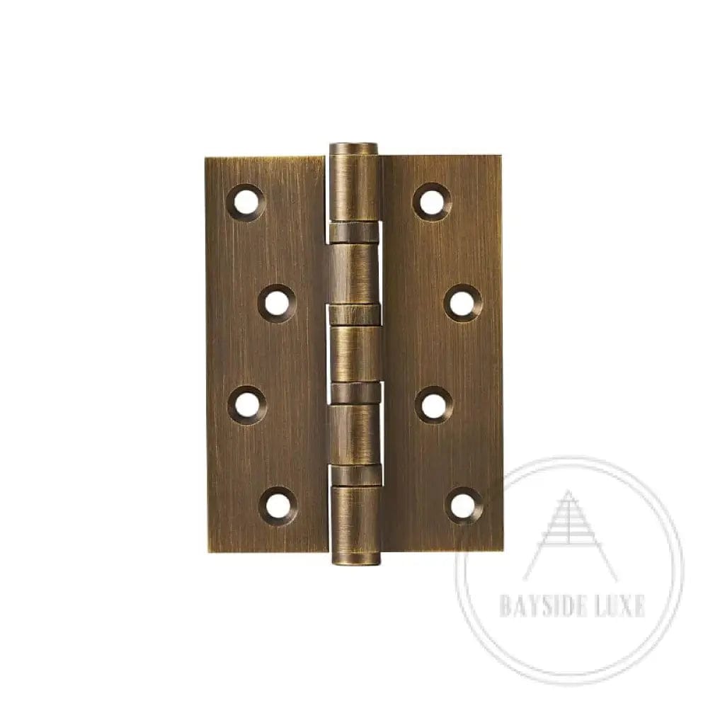 Hinges Luxe Doorware - Solid Brass Antique Brass Smooth Hinges