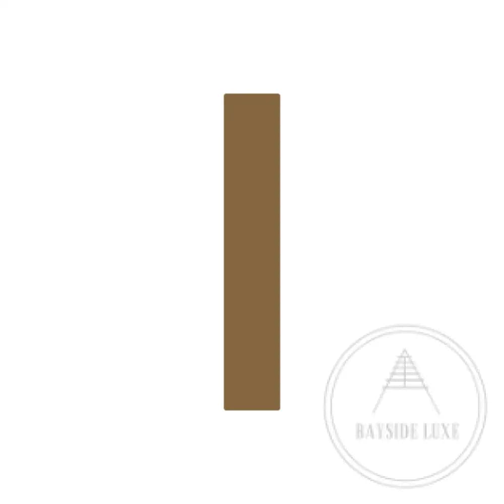 House Numbers and Letters Antique Brass / 15 cm / I Bayside Luxe Signage - Solid Antique Brass Floating Numbers and Letters - Beaumaris Bay 15 cm