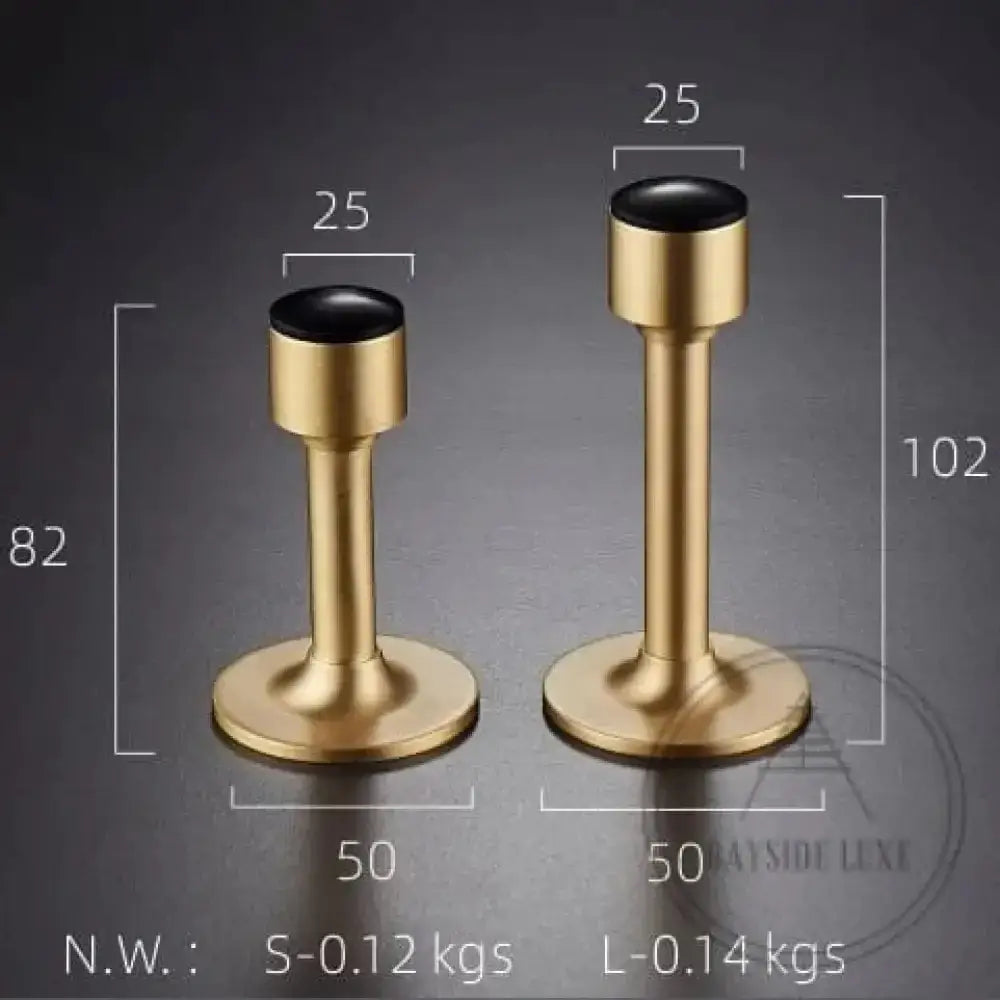 Luxe Doorware - Paddington Brass Door Stop - Satin Brass