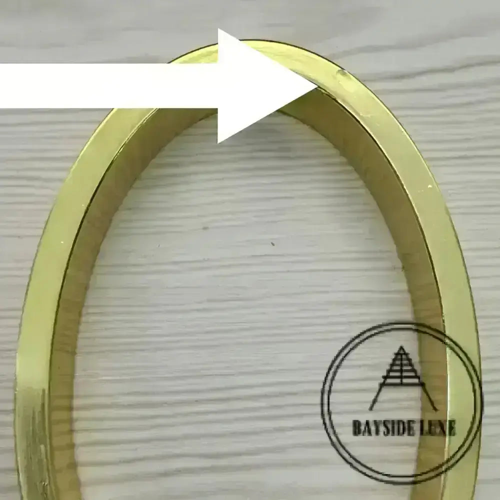 125mm House Number -With a little blemish! Gold 0