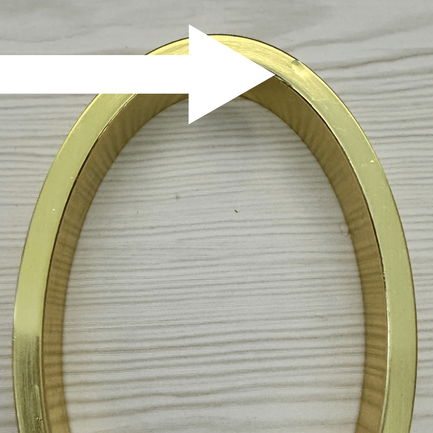 125mm House Number -With a little blemish! Gold 0