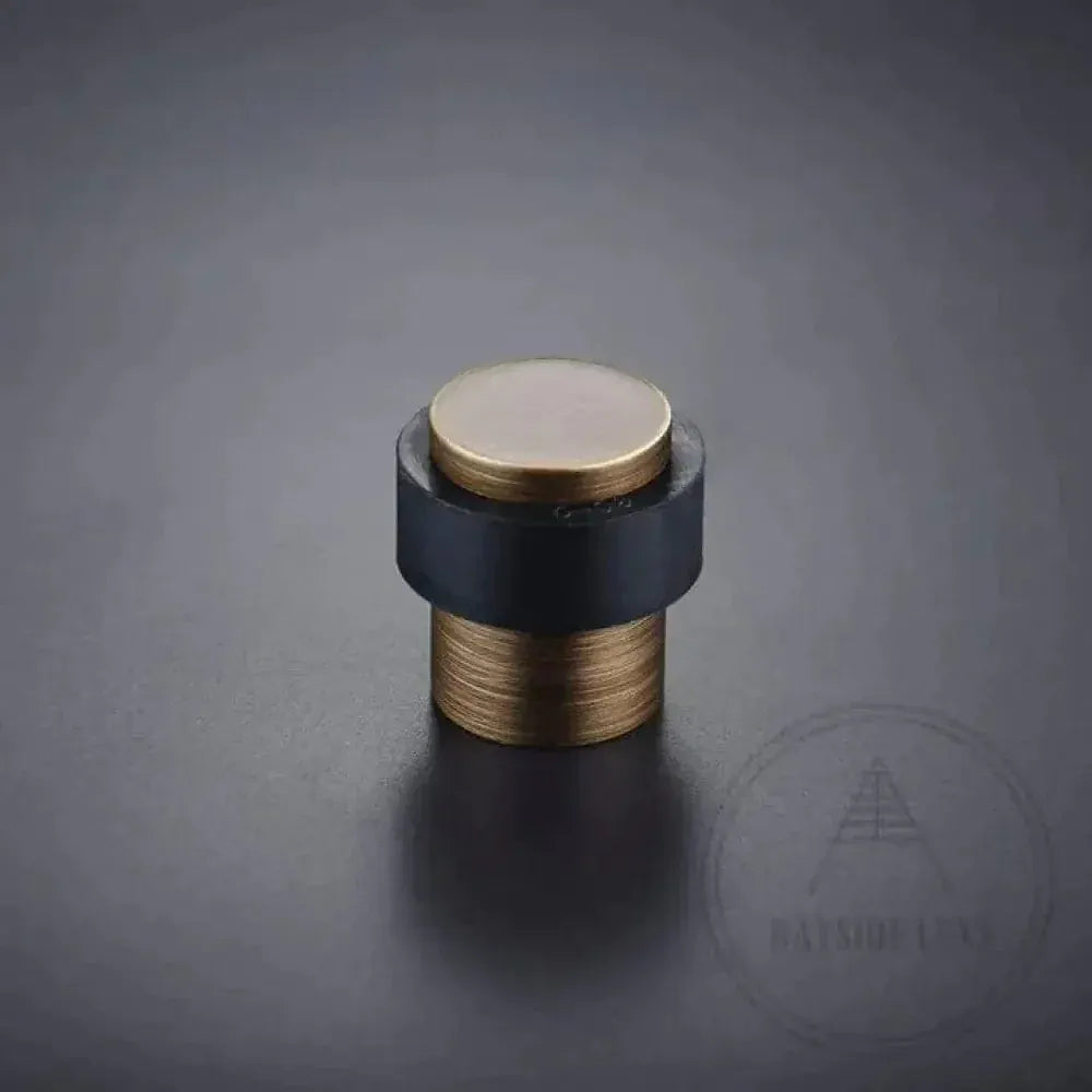 40 x 30mm / Antique Brass Luxe Doorware - Surry Hills Door Stop -Antique Brass - Concrete Fixing