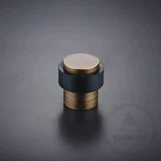40 x 30mm / Antique Brass Luxe Doorware - Surry Hills Door Stop -Antique Brass - Concrete Fixing