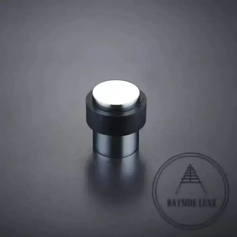 40 x 30mm / Distress Black with Gold Luxe Doorware - Surry Hills Door Stop -Distressed Black with Gold Edge - Timber Fixing