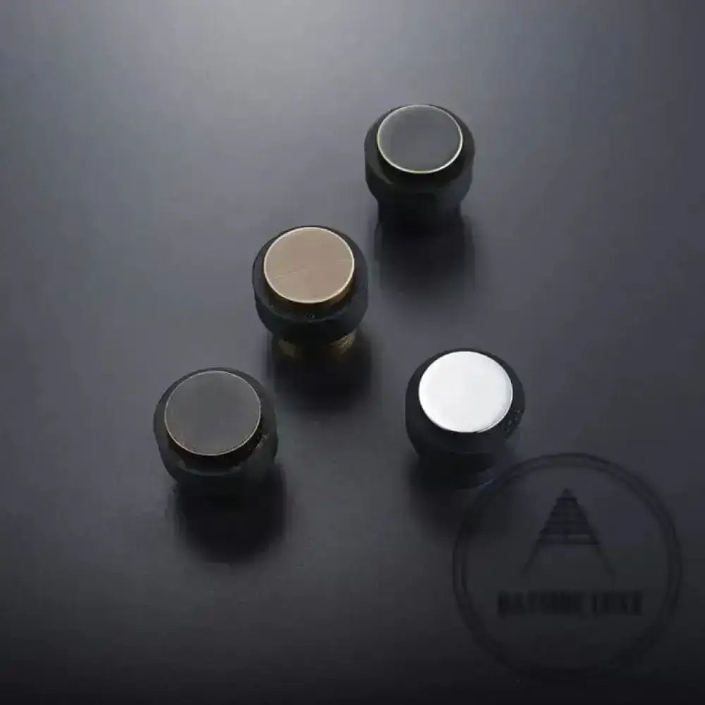 40 x 30mm / Distress Black with Gold Luxe Doorware - Surry Hills Door Stop -Distressed Black with Gold Edge - Timber Fixing