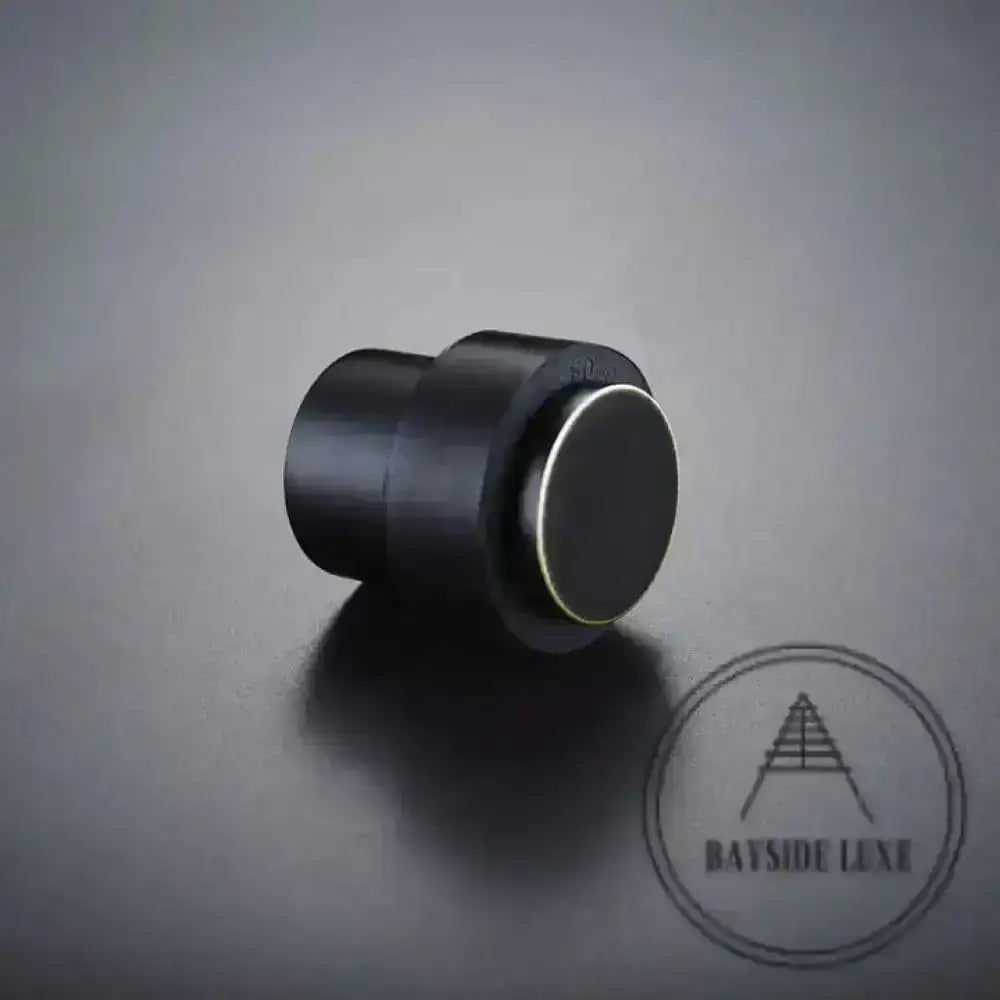 40 x 30mm / Distress Black with Gold Luxe Doorware - Surry Hills Door Stop -Distressed Black with Gold Edge - Timber Fixing