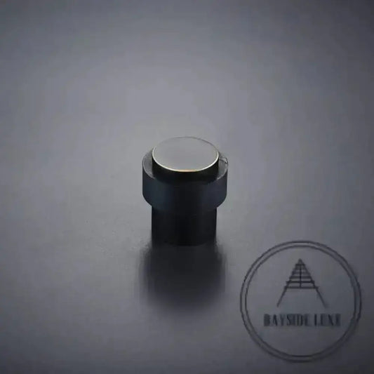 40 x 30mm / Distress Black with Gold Luxe Doorware - Surry Hills Door Stop -Distressed Black with Gold Edge - Timber Fixing