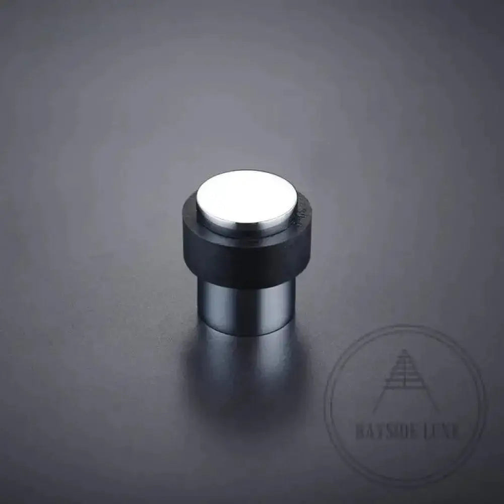 40 x 30mm / Mirror Chrome Luxe Doorware - Surry Hills Door Stop - Chrome - Timber Fixing