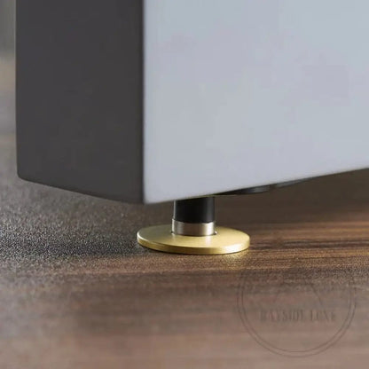 80 x 23mm / Satin Brass / Solid Brass Luxe Doorware - Cremorne Point Magnetic Door Stop