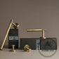 Bathroom Accessories Bayside Luxe - Knurled Solid Antique Brass Toilet Roll Holder - Mosman Range