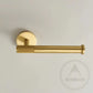 Bathroom Accessories Bayside Luxe - Knurled Solid Satin Brass Toilet Roll Holder - Mosman Range