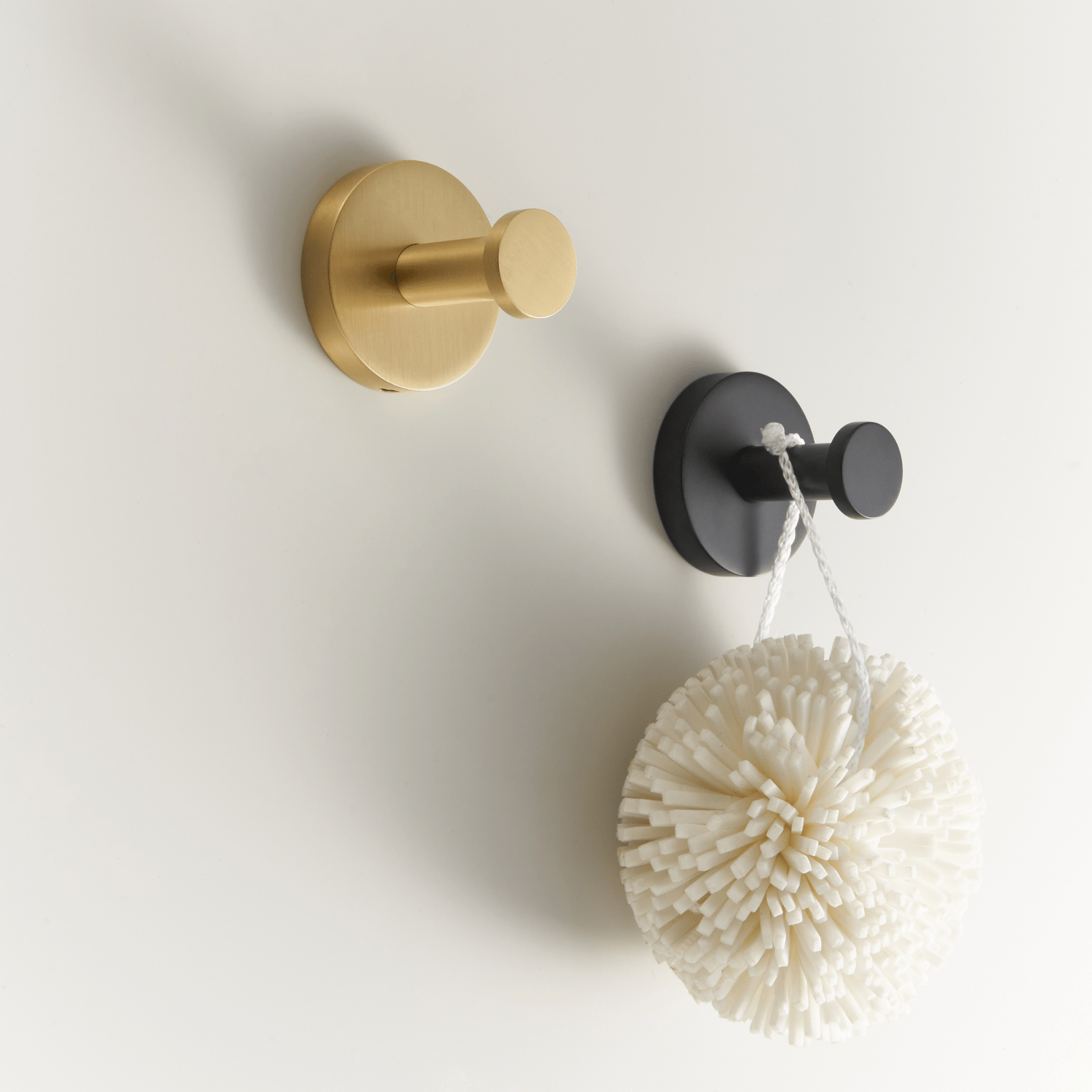 Bathroom Accessories Bayside Luxe - Knurled Solid Satin Brass Towel Hook - Mosman Range