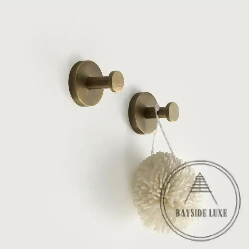 Bathroom Accessories Bayside Luxe - Solid Antique Brass Hook - Mosman Range