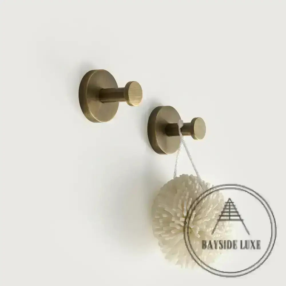 Bathroom Accessories Bayside Luxe - Solid Antique Brass Hook - Mosman Range