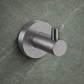 Bathroom Hawksburn Towel and Robe Hook - Gunmetal