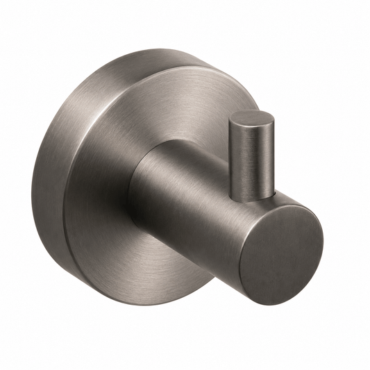 Bathroom Hawksburn Towel and Robe Hook - Gunmetal