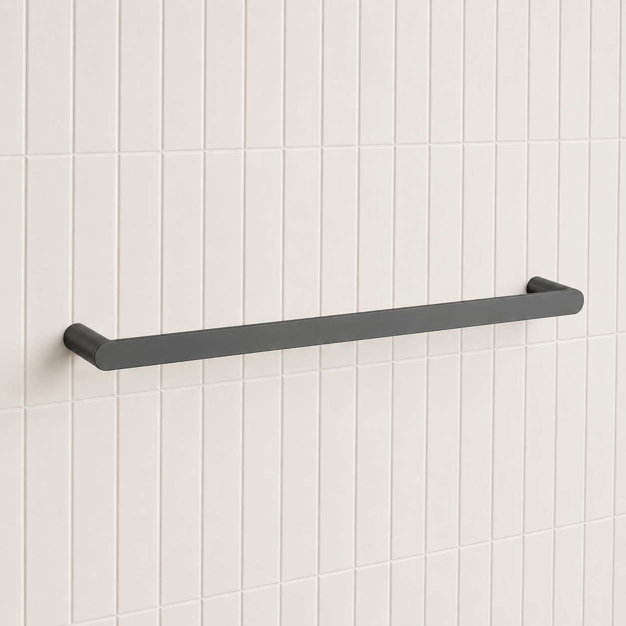 Bathroom Middle Park Bath Towel Holder 600mm - Gunmetal