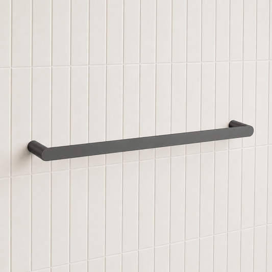 Bathroom Middle Park Bath Towel Holder 600mm - Gunmetal
