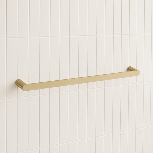Bathroom Middle Park Bath Towel Holder 600mm - Satin Brass