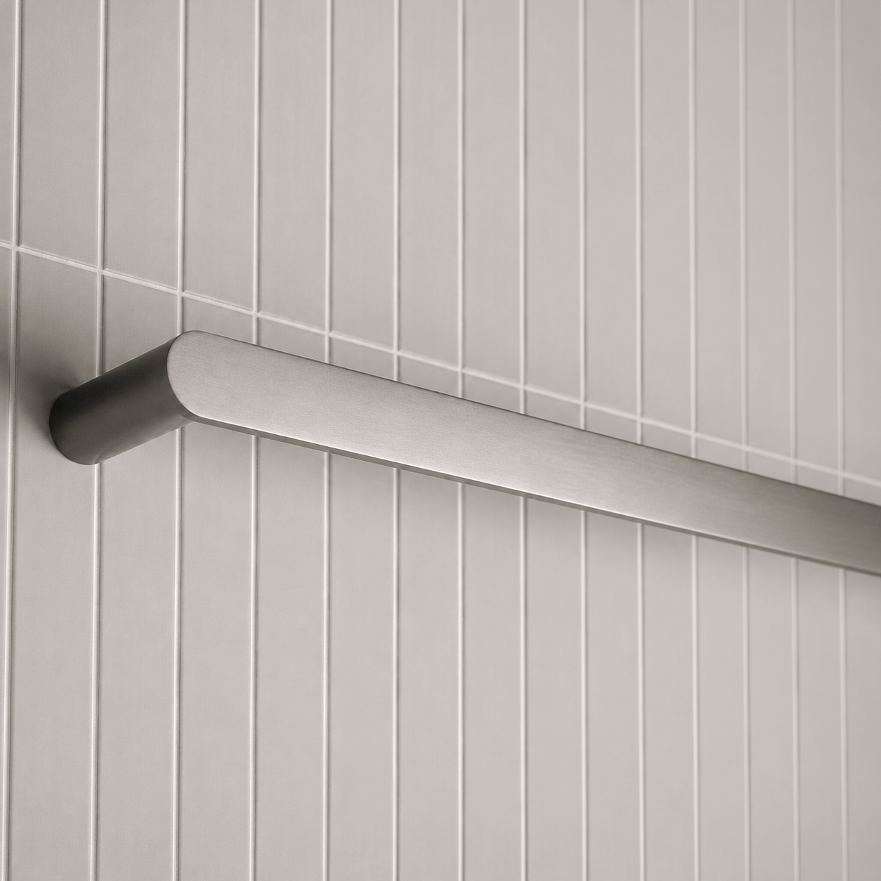 Bathroom Middle Park Bath Towel Holder 800mm - Gunmetal