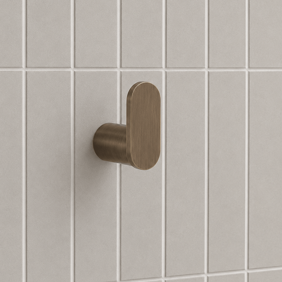 Bathroom Middle Park Towel and Robe Hook - Antique Brass