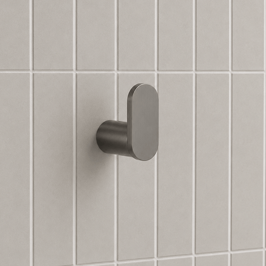 Bathroom Middle Park Towel and Robe Hook - Gunmetal