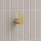 Bathroom Middle Park Towel and Robe Hook - Satin Brass