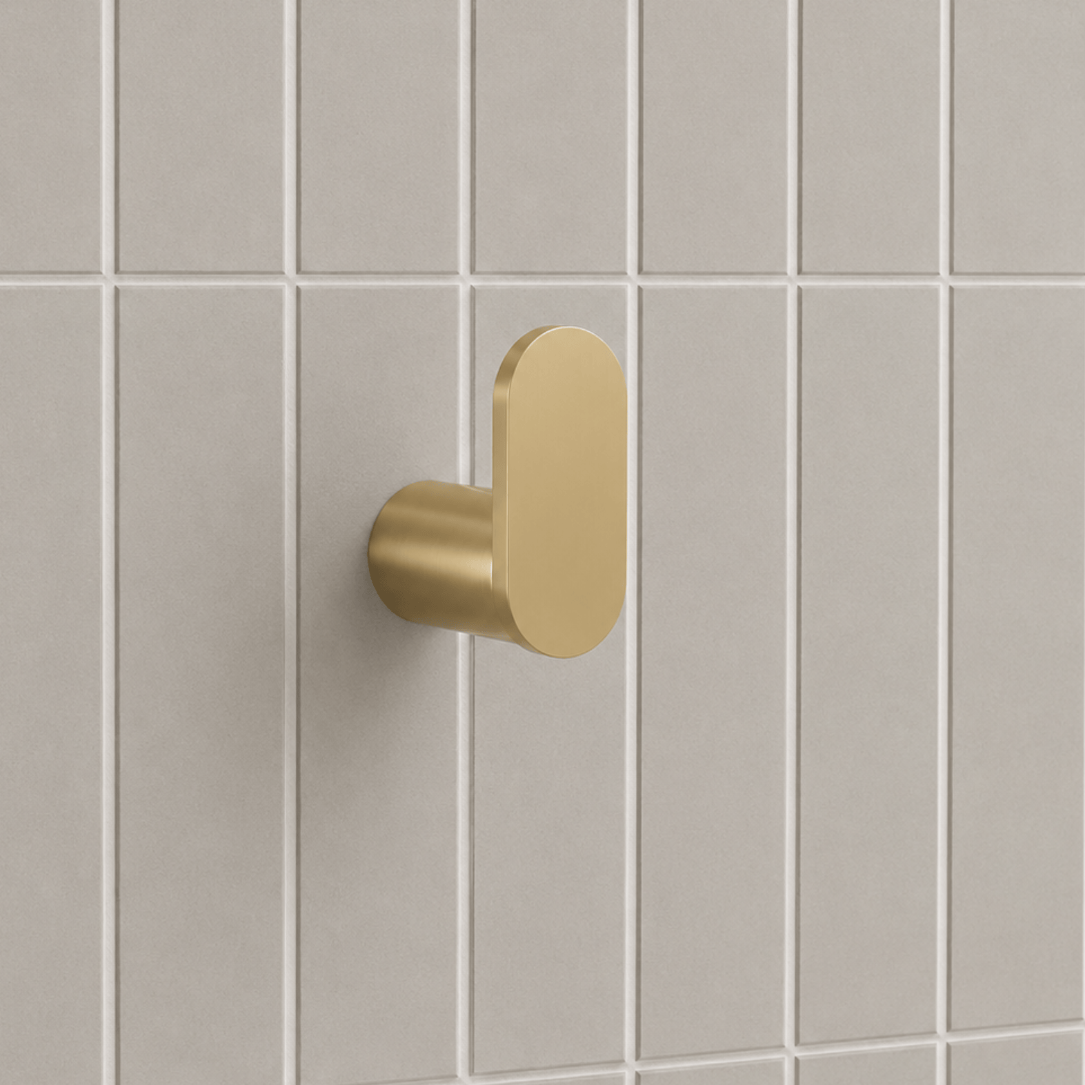 Bathroom Middle Park Towel and Robe Hook - Satin Brass