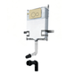 Bathroom Noosa Ceramic Toilet with Rectangle Antique Brass Flushplate