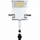 Bathroom Noosa Ceramic Toilet with Rectangle Satin Brass Flush Plate
