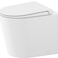 Bathroom Noosa Ceramic Toilet with Round Gunmetal Flush Plate