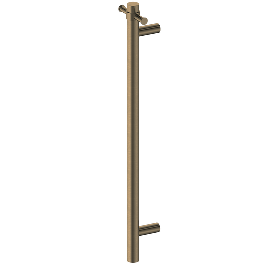 Bathroom Noosa Heated Double Towel Rail Antique Brass
